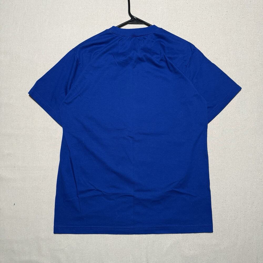 Vintage 90s Dibuho Philippines Overloaded Jeepney T-Shirt Blue Sz M Hand Painted - Picture 2 of 8